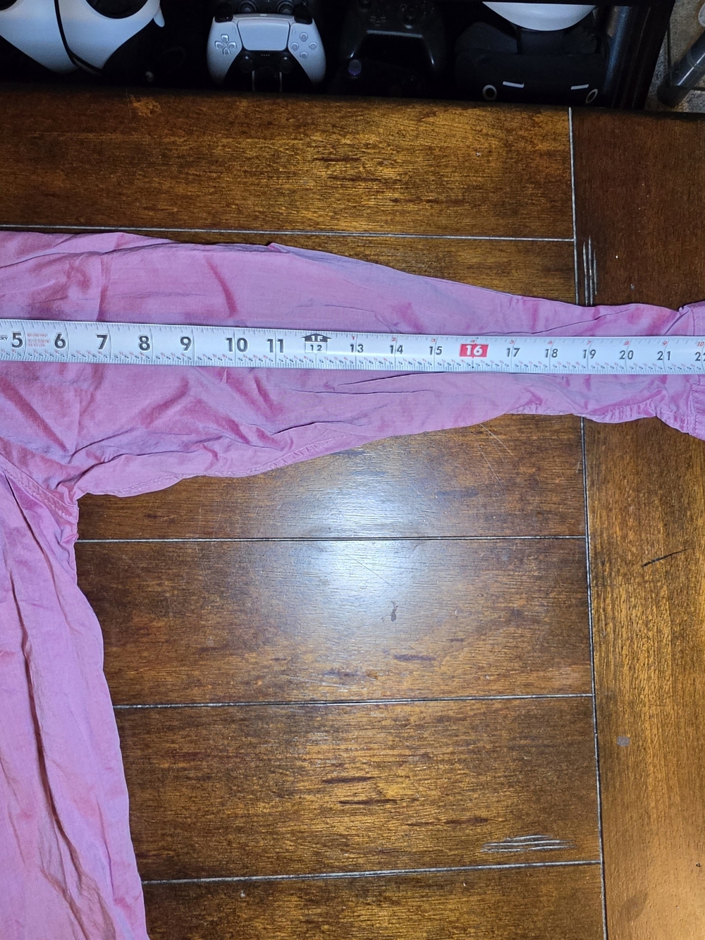 Guess Men's Pink Long-Sleeve Button-Down Shirt - Picture 5 of 5